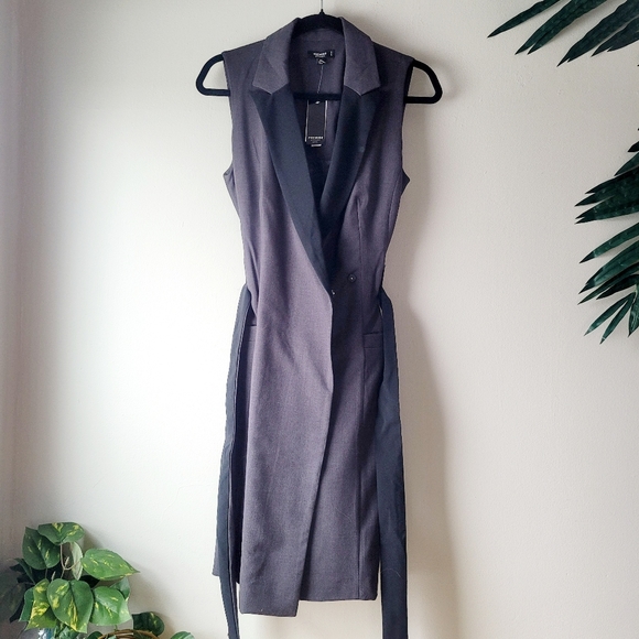 Premise Dress wrap me elegant office work belted - Picture 13 of 15